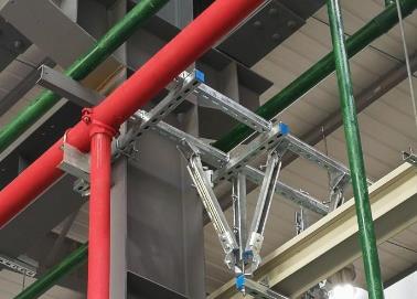淅川该抗震支架的整体式支吊架结构协调性好